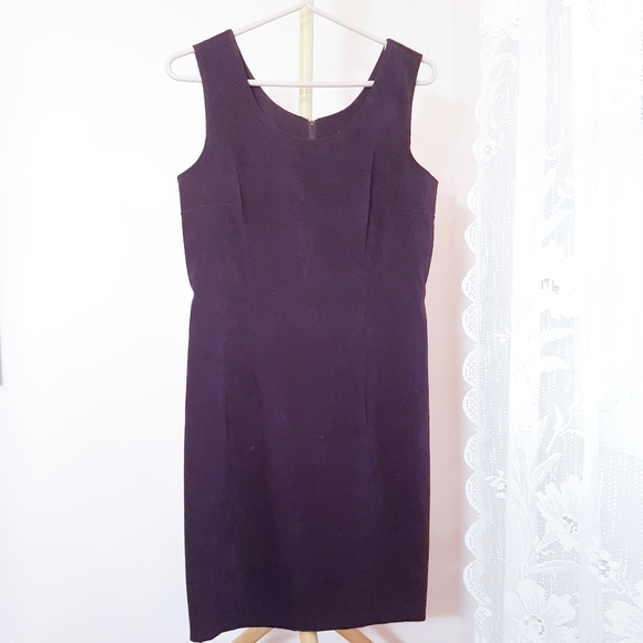 Deep Plum Purple vintage ultrasuede suit - Picture 3 of 5